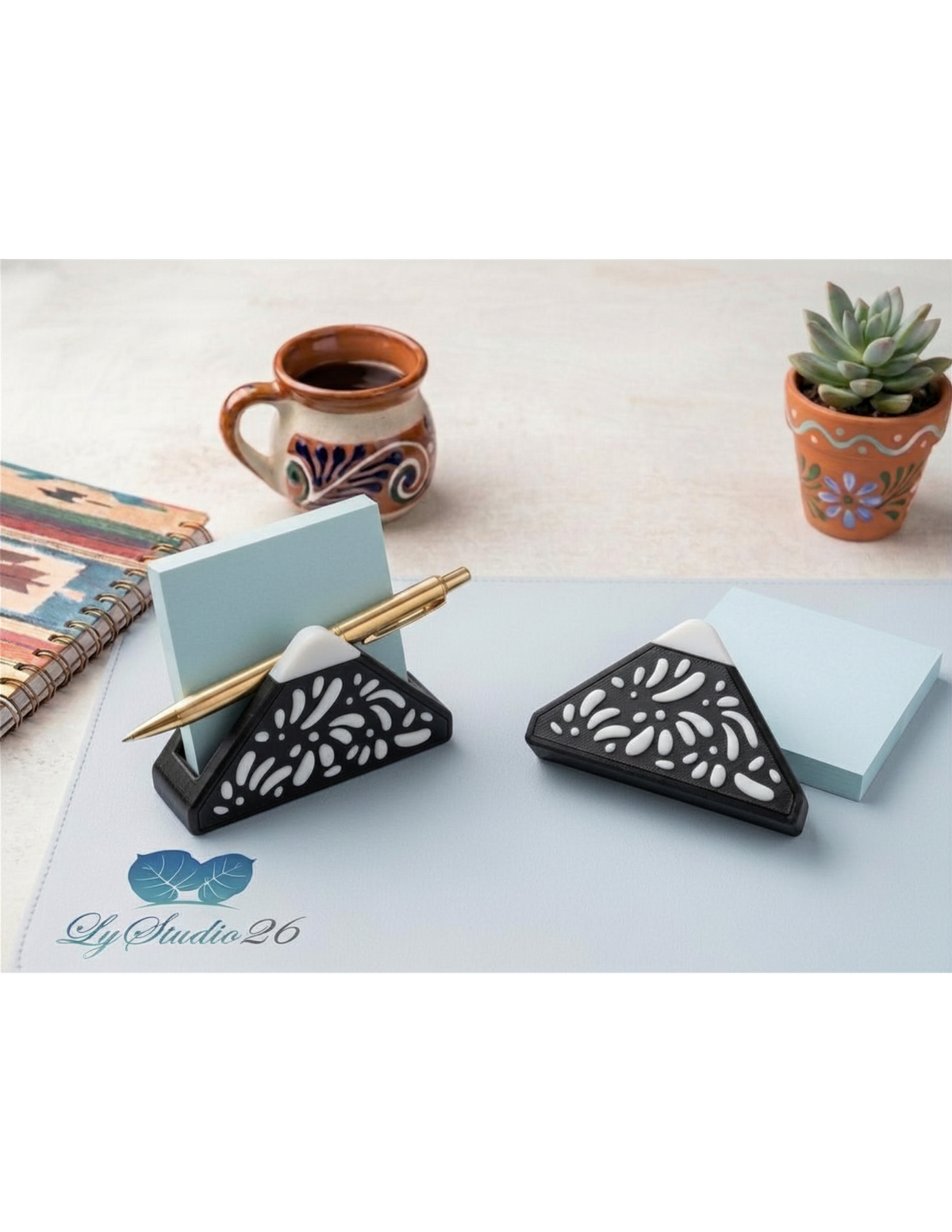 Talavera Sticky Note Holder