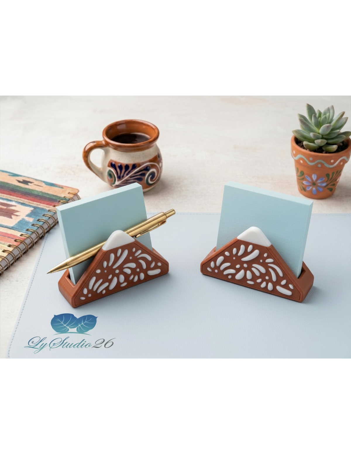 Talavera Sticky Note Holder