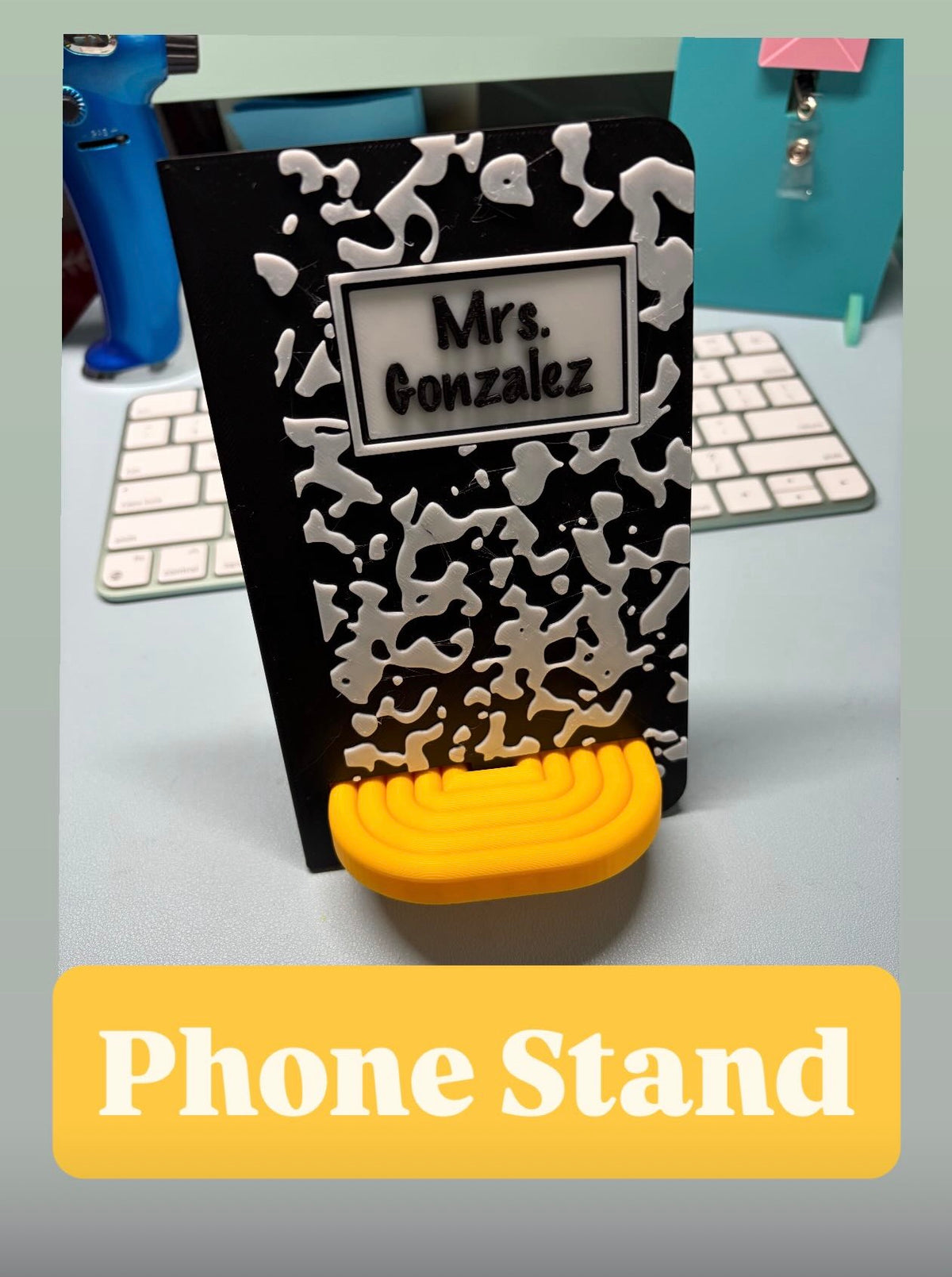 Composition Notebook Phone Holder