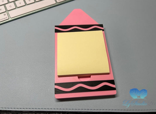Crayon Sticky Note Holder