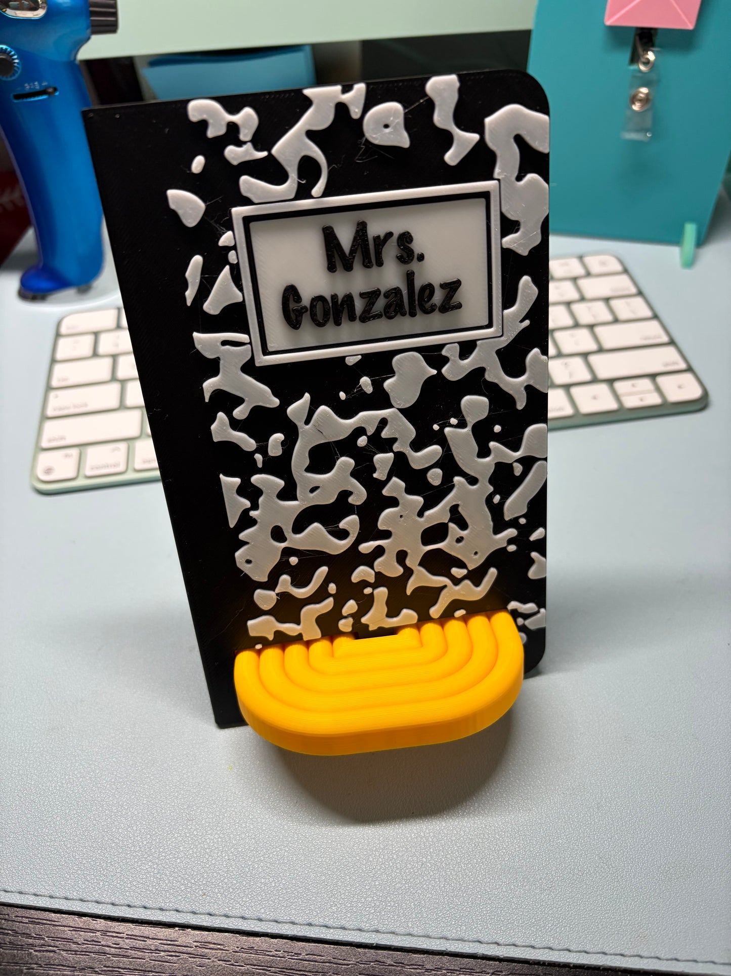 Composition Notebook Phone Holder