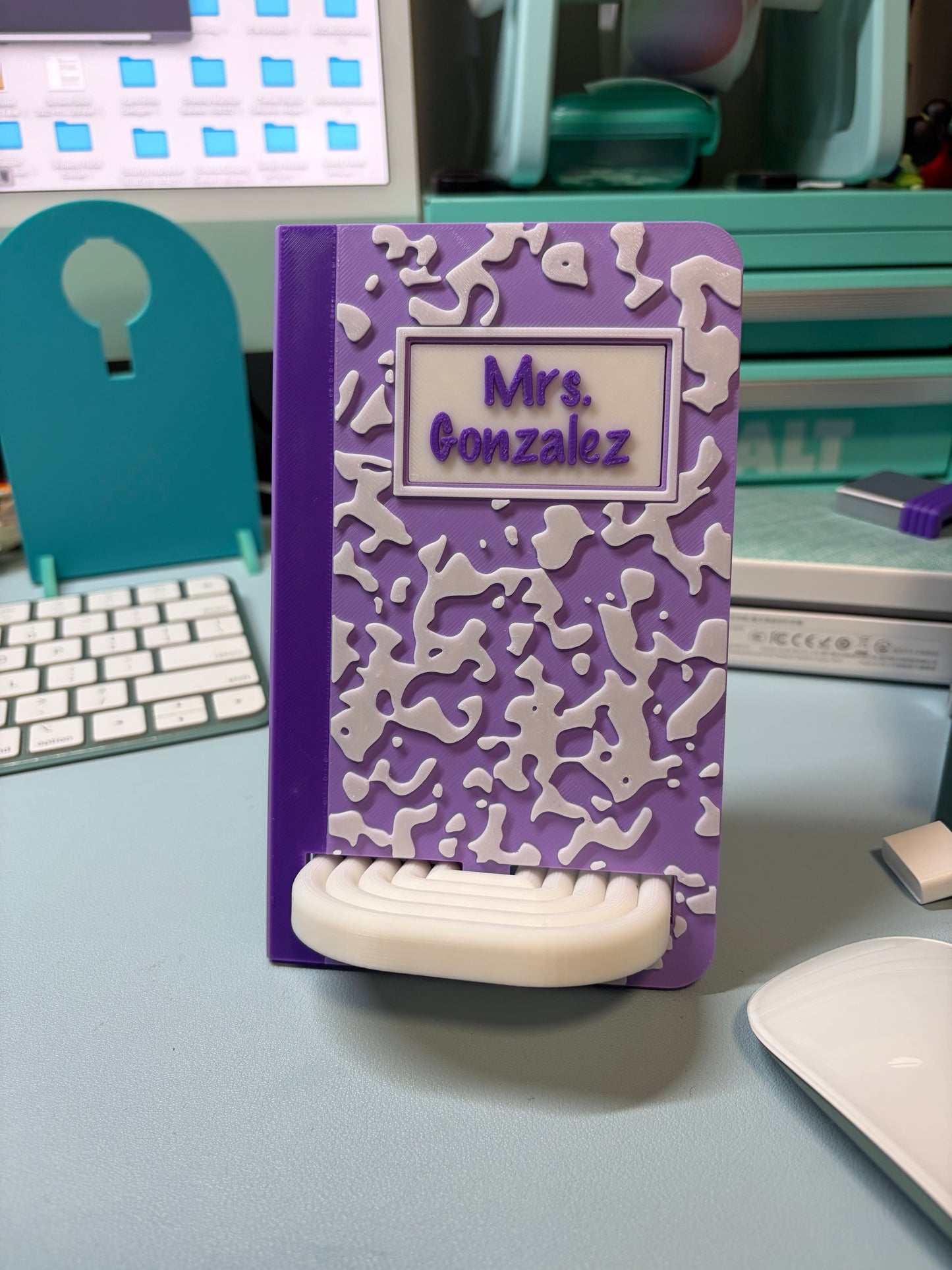 Composition Notebook Phone Holder
