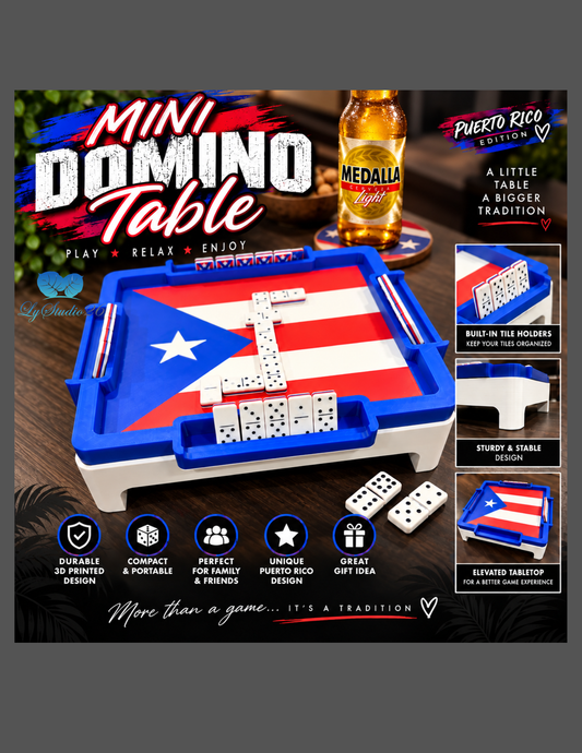 Puerto Rico Mini Domino Table